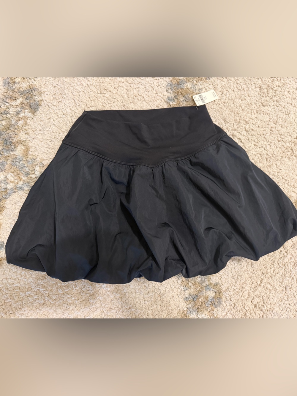 Black Women's Skirt - Aerie—Offline bubble skirt with built in shorts
